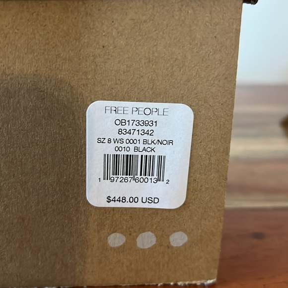 Free People We The Free Jesse Lace Up Boots.  Size 38 / 8. - Picture 3 of 13